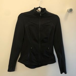 Zella Mesh Cutout Full Zip Athletic Jacket - Black - M